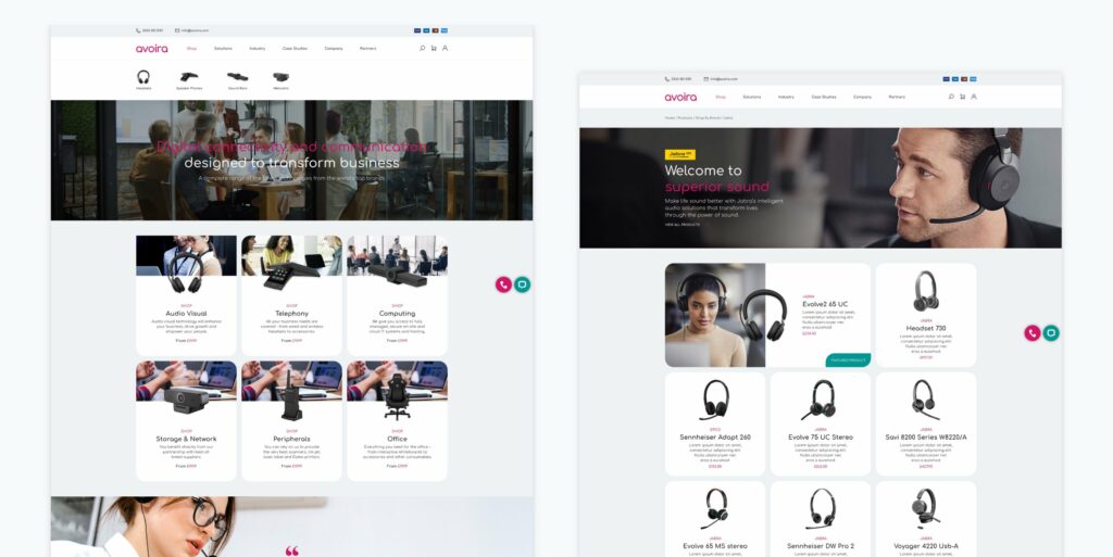 UX, UI & websites