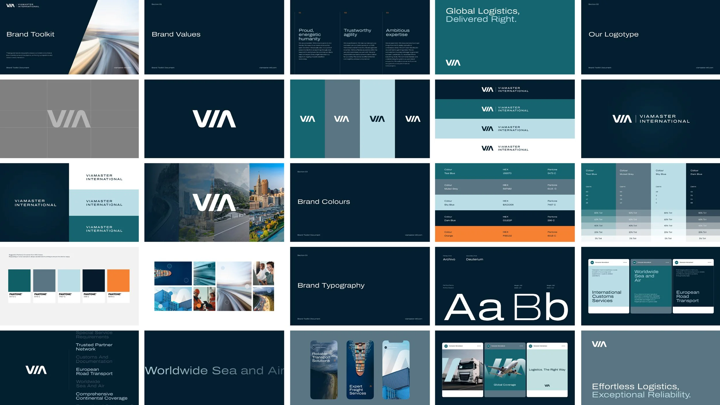 An overview of the new Viamaster International website
